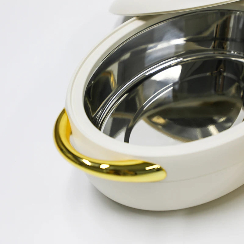 Big capacity MC THE BLACK DIAMOND food warmer with container for keeping large quantities of food warm