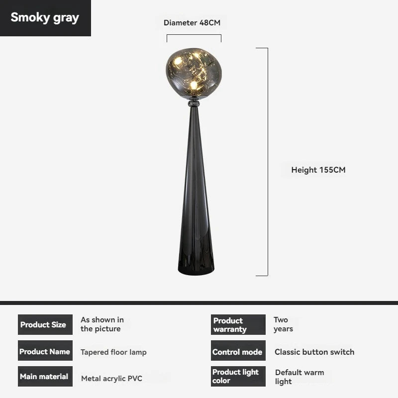 Black Lava Floor Lamp by 𝕄𝕔 𝕋𝕙𝕖 𝔹𝕝𝕒𝕔𝕜 𝔻𝕚𝕒𝕞𝕠𝕟𝕕