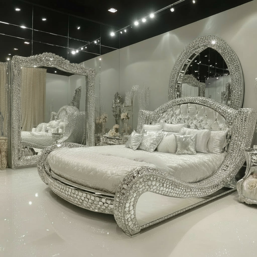 Queen size designer frame bed by 𝕄𝕮 𝕋𝕙𝕖 𝔹𝕝𝕒𝕔𝕜 𝔻𝕚𝕒𝕞𝕠𝕟�