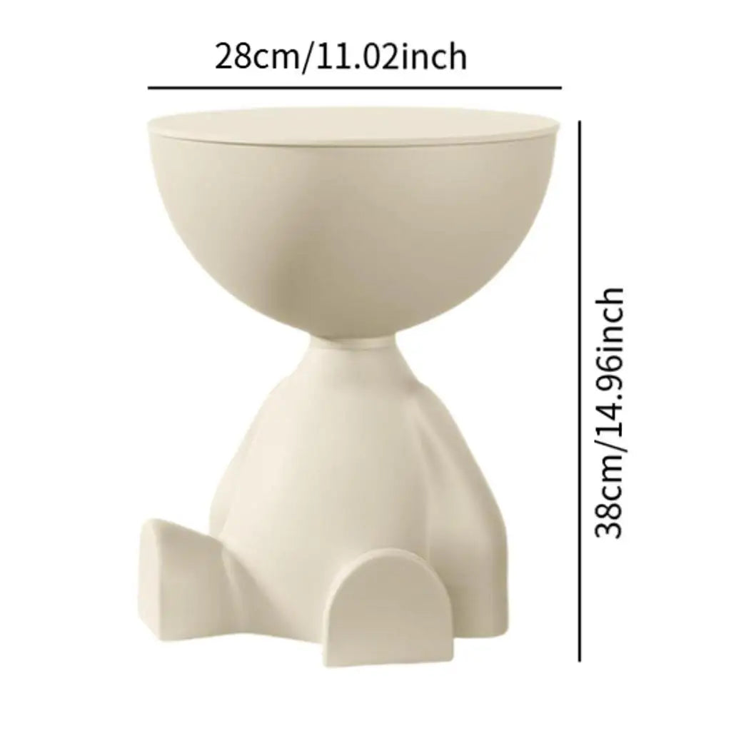 Creative side end table by MC THE BLACK DIAMOND, a stylish home decor piece with a modern design and sleek finish.
