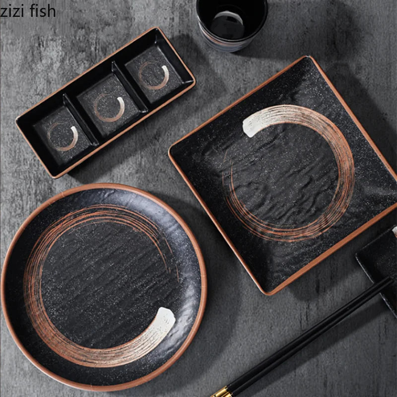 Melamine dinner plate set from 𝕄𝕔 𝕋𝕙𝕖 𝔹𝕝𝕒𝕔𝕜 𝔻𝕚𝕒𝕞𝕠𝕟�