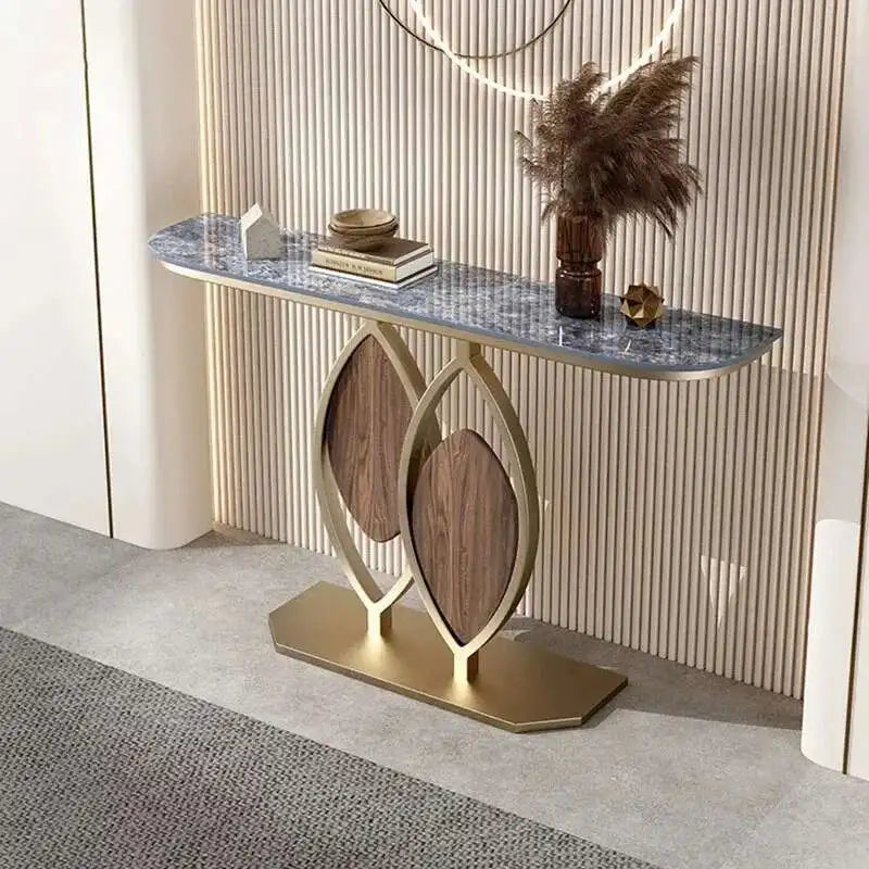 Semi-circular Italian living room wall cabinet by MC THE BLACK DIAMOND, showcasing elegant home decor table with sleek design.
