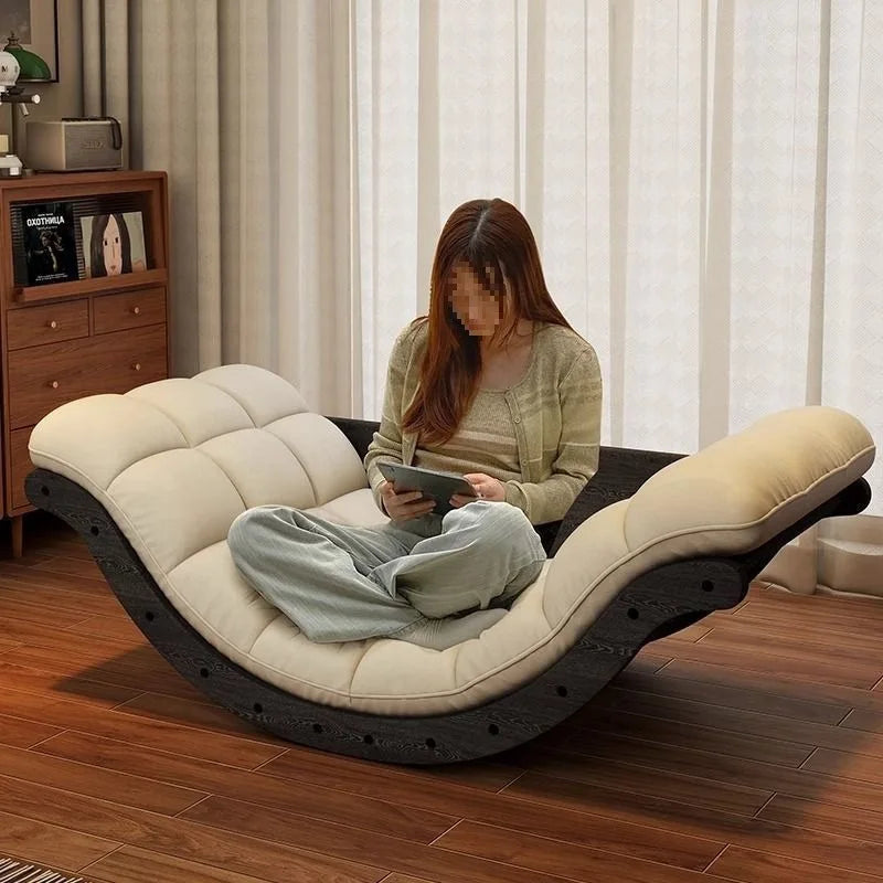 MC THE BLACK DIAMOND retro living room sofa and chaise lounge with classic rocking chair design, stylish and comfortable furniture piece.
