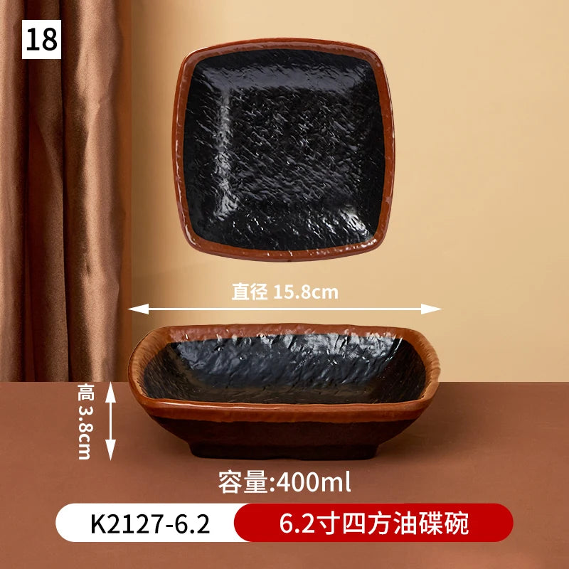 Japanese melamine dinner plate by 𝕄𝕔 𝕋𝕙𝕖 𝔹𝕝𝕒𝕔𝕜 𝔻𝕚𝕒𝕞𝕠𝕟�