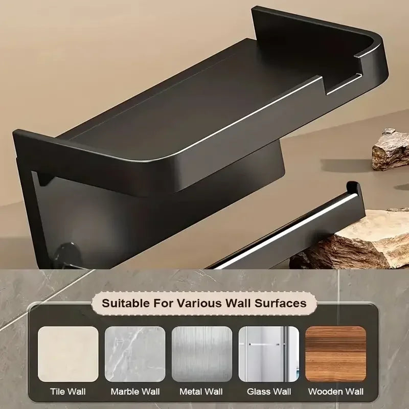 Plastic toilet paper holder from MC The Black Diamond, wall-mounted bathroom storage for toilet paper.