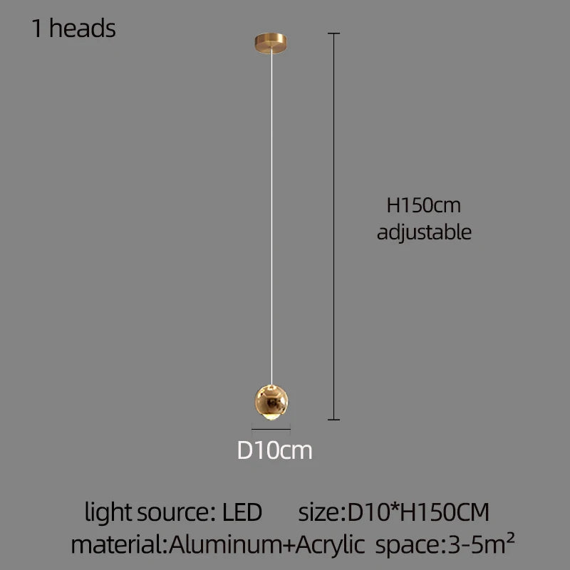 Modern MC THE BLACK DIAMOND LED staircase pendant light hanging in a living room with sleek design and warm illumination.