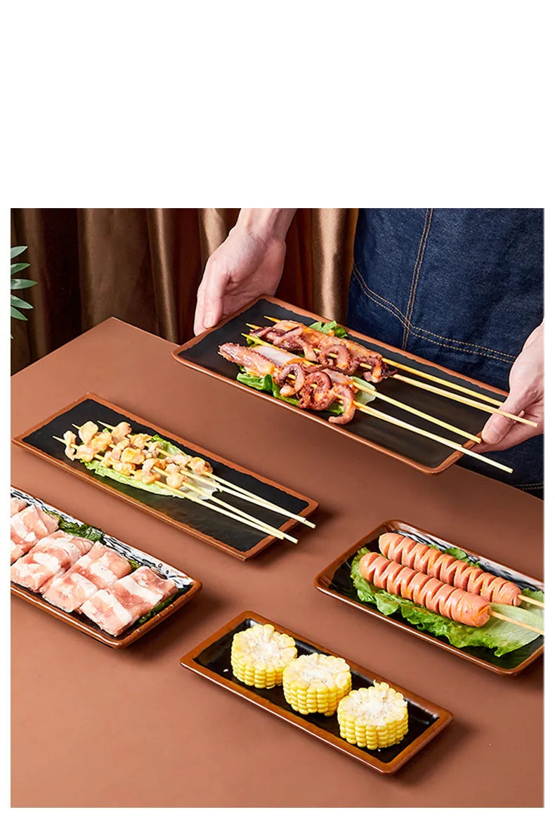 Japanese melamine dinner plate from 𝕄𝕔 𝕋𝕙𝕖 𝔹𝕝𝕒𝕔𝕜 𝔻𝕚𝕒𝕞𝕠𝕟�