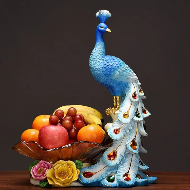 Decorative MC THE BLACK DIAMOND fruit plate with colorful compartments for snacks and storage, ideal for desktop or home decor.