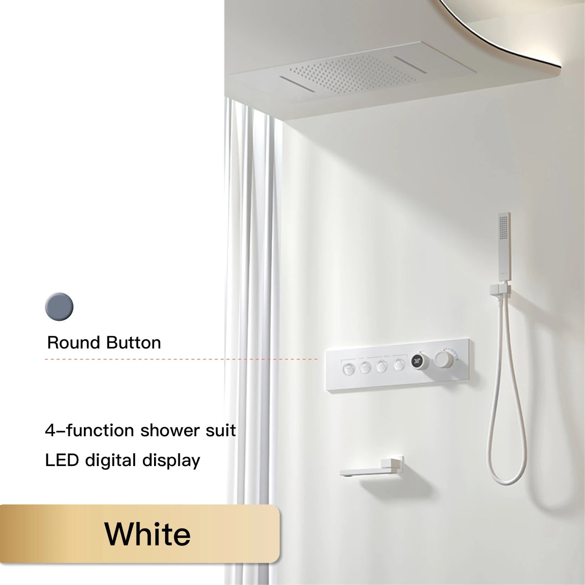 Luxury black brass shower system wall-mounted for bath by 𝕄𝕔 𝕋𝕙𝕖 𝔹𝕝𝕒𝕔𝕜 𝔻𝕚𝕒𝕞𝕠�