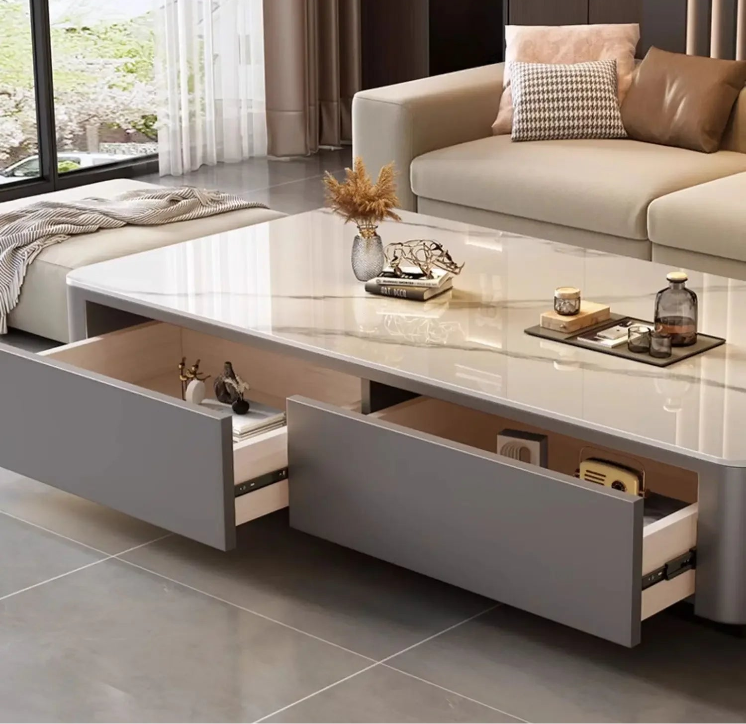 Luxury TV stand by MC THE BLACK DIAMOND, modern home decor piece with sleek design and durable construction.