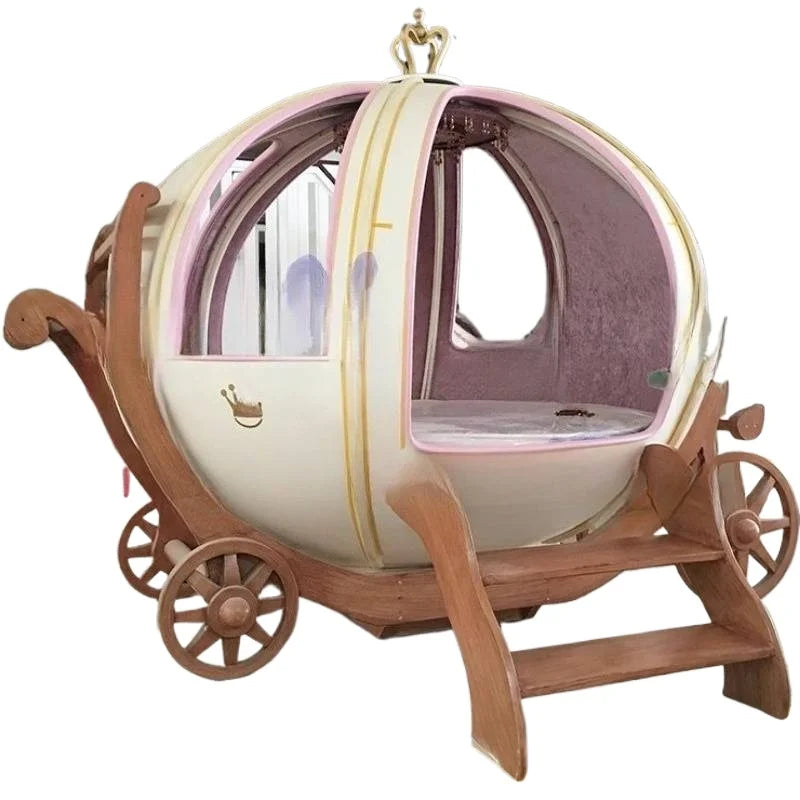 MC THE BLACK DIAMOND MC PRINCESS toddler bed for kids, simple children's bed with a charming design, shown in the image