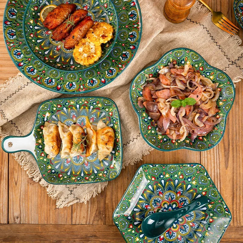 Bohemia Ceramic Rice Bowl Serving Plate by ๐๐ ๐๐๐ ๐น๐๐๐๐ ๐ป๐๐๐๐ ๏ฟฝ
