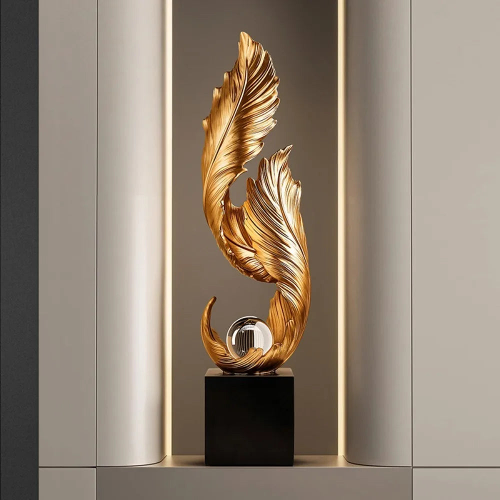 Modern creative sculpture by MC THE BLACK DIAMOND, stylish home decor piece for contemporary interior decoration.
