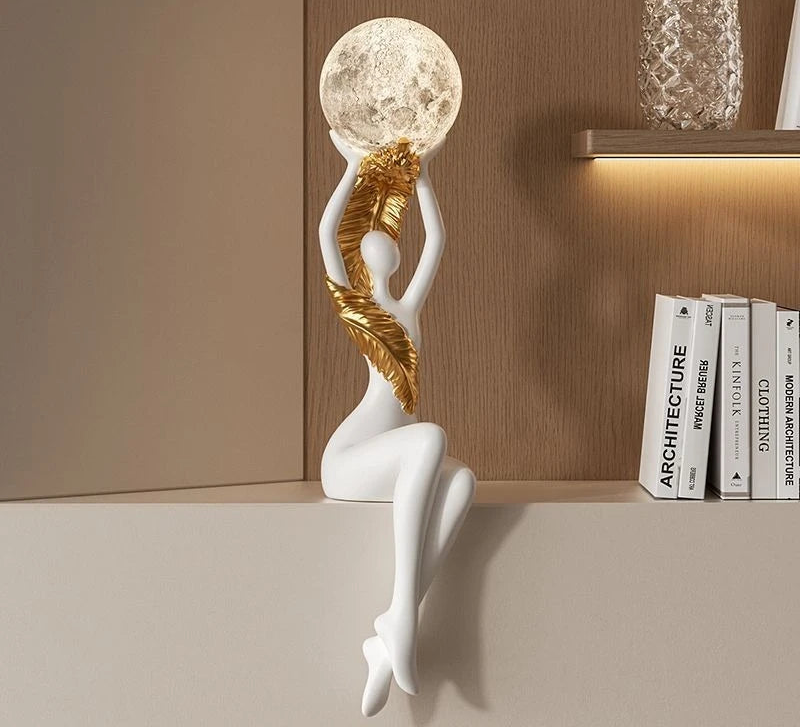Semi-handmade modern cabinet figurines by MC THE BLACK DIAMOND, simple creative home decor with minimalist design.