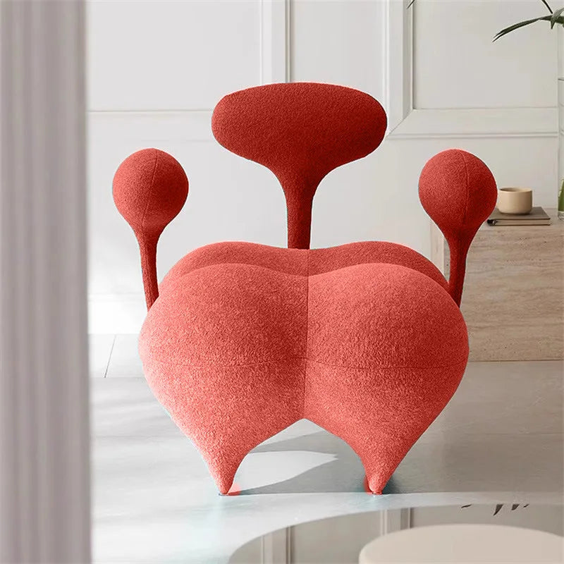 Modern luxury single sofa chair by MC THE BLACK DIAMOND, featuring a creative design with sleek, stylish upholstery.