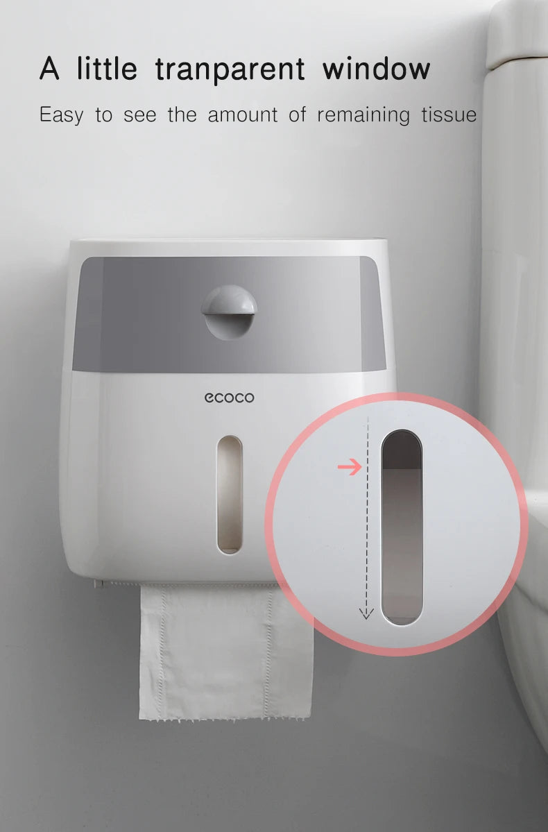 Plastic waterproof portable toilet roll paper holder by 𝕄𝕔 𝕋𝕙𝕖 𝔹𝕝𝕒𝕔𝕜 𝔻𝕚𝕒𝕞𝕠𝕟