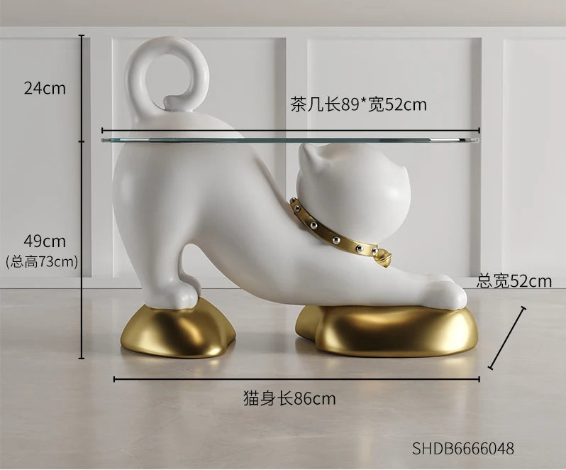 Designer Lazy Cat coffee table by ๐๐ ๐๐๐ ๐น๐๐๐๐ ๐ป๐๐๐๐ ๐๏ฟฝ