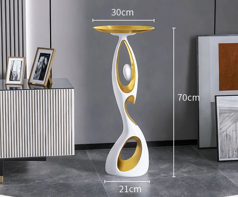 Abstract resin sculpture for living room decor, modern TV cabinet accent, creative home art by ๐๐ ๐๐๐ ๐น๐๐๐๐ ๐ป๐๐