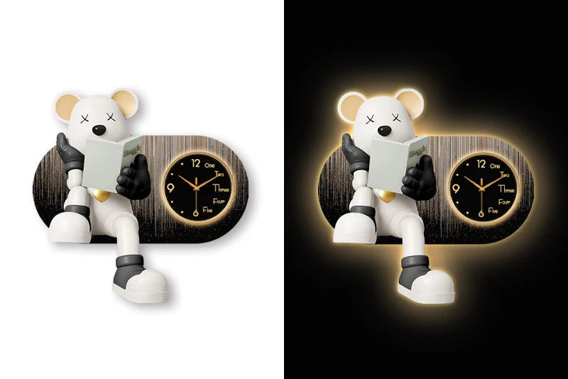 Creative Living Room Wall Clock by 𝕄𝕔 𝕋𝕙𝕖 𝔹𝕝𝕒𝕔𝕜 𝔻𝕚𝕒𝕞𝕠𝕟�