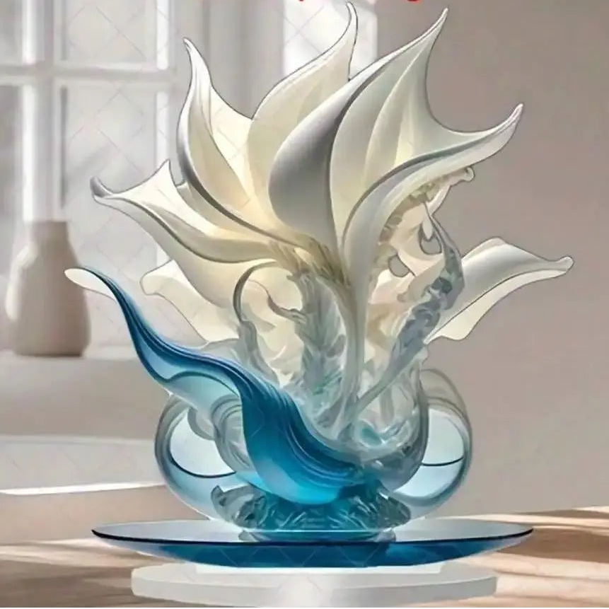 Elegant Lily Vase from MC THE BLACK DIAMOND, stylish home decor for office or living space with delicate floral design.