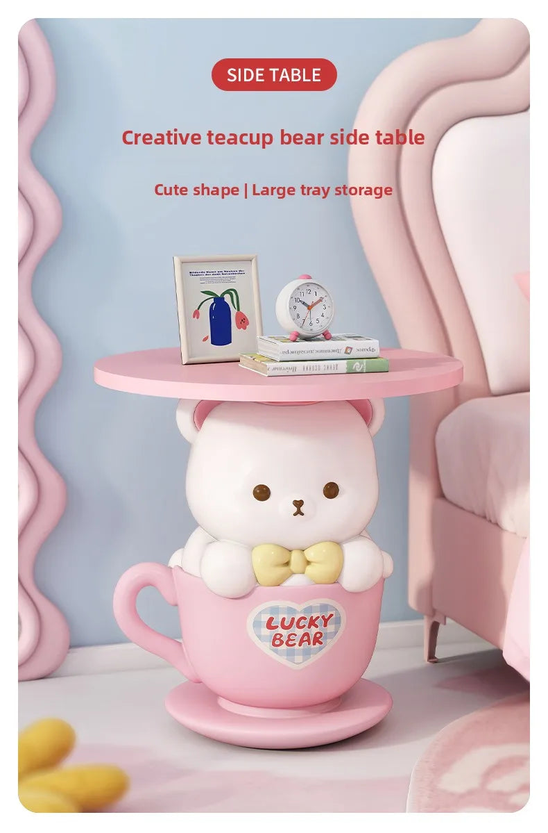 Kawaii home decor creative small coffee table by 𝕄𝕮 𝕋𝕙𝕖 𝔹𝕝𝕒𝕔𝕜 𝔻𝕚𝕒𝕞𝕠�