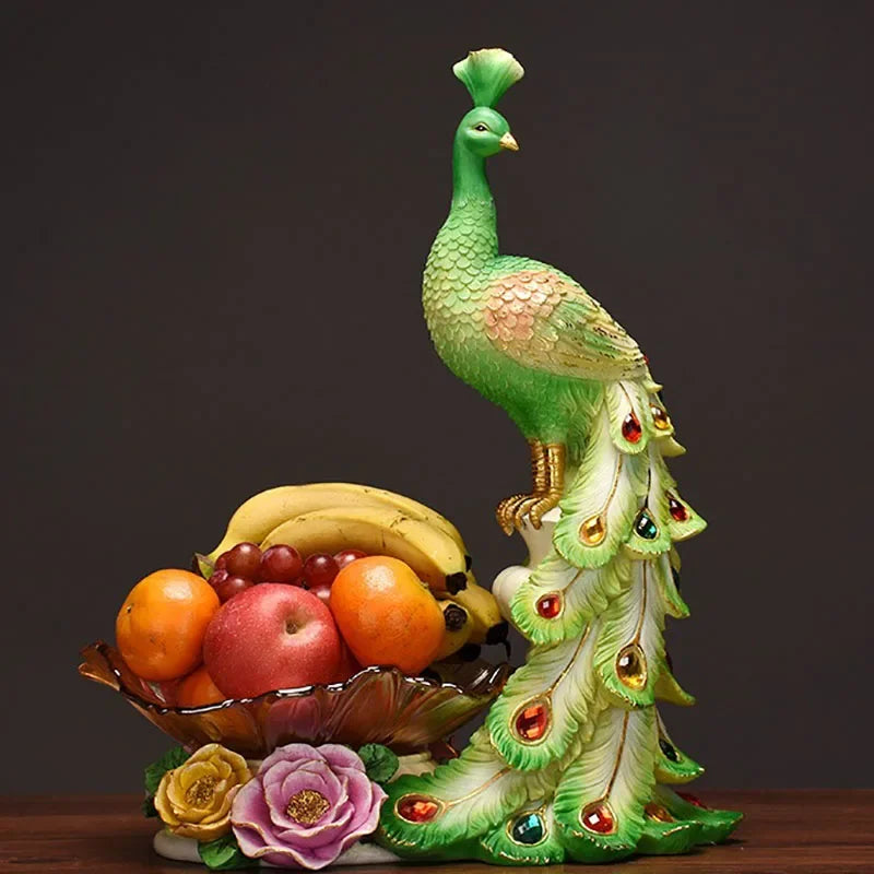Decorative fruit plate by MC THE BLACK DIAMOND, featuring a creative storage and snack tray design for desktop use.