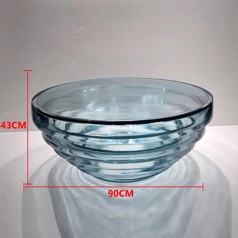 Creative transparent resin coffee table by MC THE BLACK DIAMOND featuring a sleek, modern design with a clear resin top.