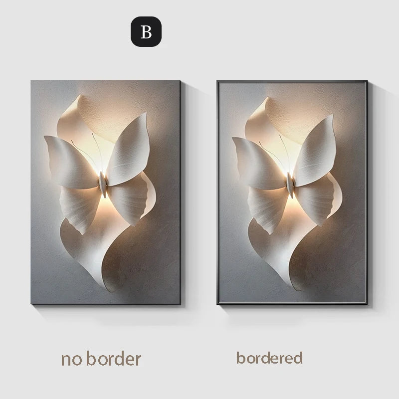 Premium Butterfly wall light fixture by MC THE BLACK DIAMOND, decorative living room floor decoration with butterfly design.
