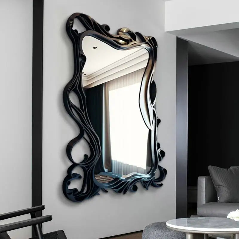Full body house bedroom mirror by MC THE BLACK DIAMOND, aesthetic full-length mirror for room decor and stylish home decoration.