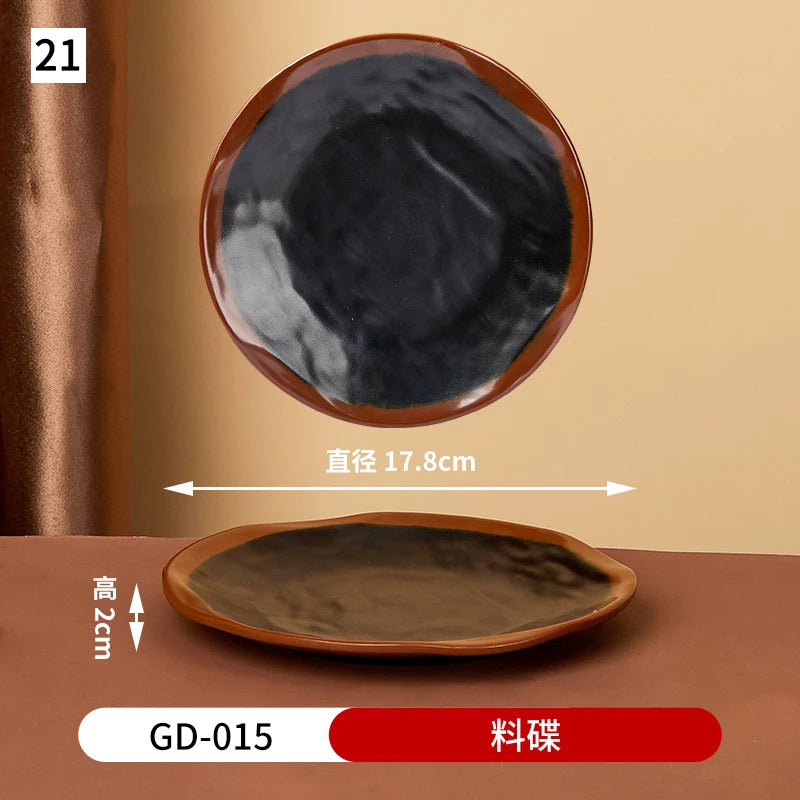 Japanese melamine dinner plate by 𝕄𝕔 𝕋𝕙𝕖 𝔹𝕝𝕒𝕔𝕜 𝔻𝕚𝕒𝕞𝕠𝕟�