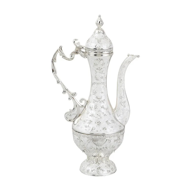 Metal home decor jug wine glass from MC THE BLACK DIAMOND, decorative kitchen piece with a sleek metallic finish.