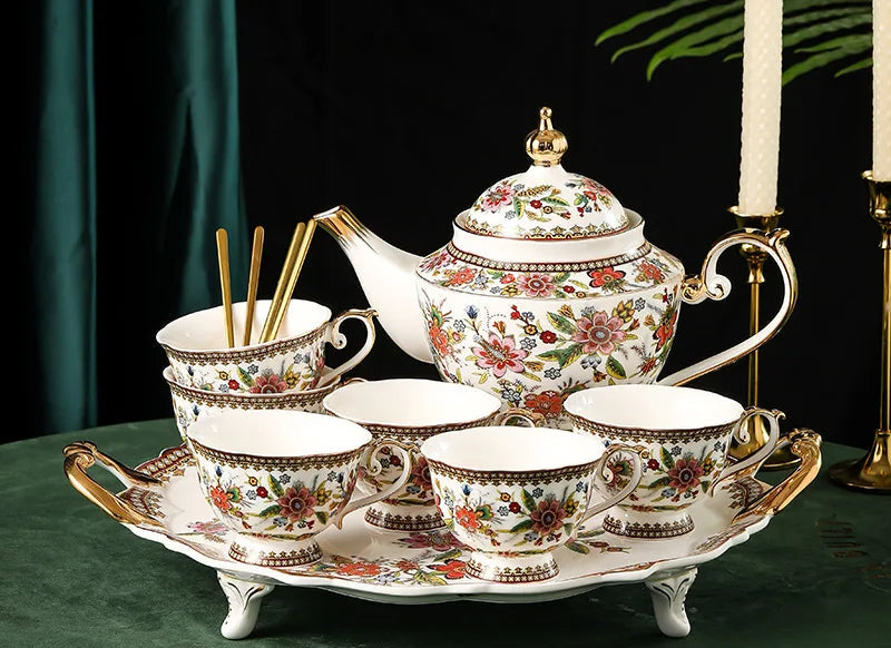 Luxury tea and coffee cup from MC The Black Diamond drinkware set, featuring elegant ceramic mugs with stylish design.