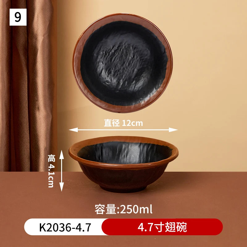 Japanese melamine dinner plate from 𝕄𝕔 𝕋𝕙𝕖 𝔹𝕝𝕒𝕔𝕜 𝔻𝕚𝕒𝕞𝕠𝕟�