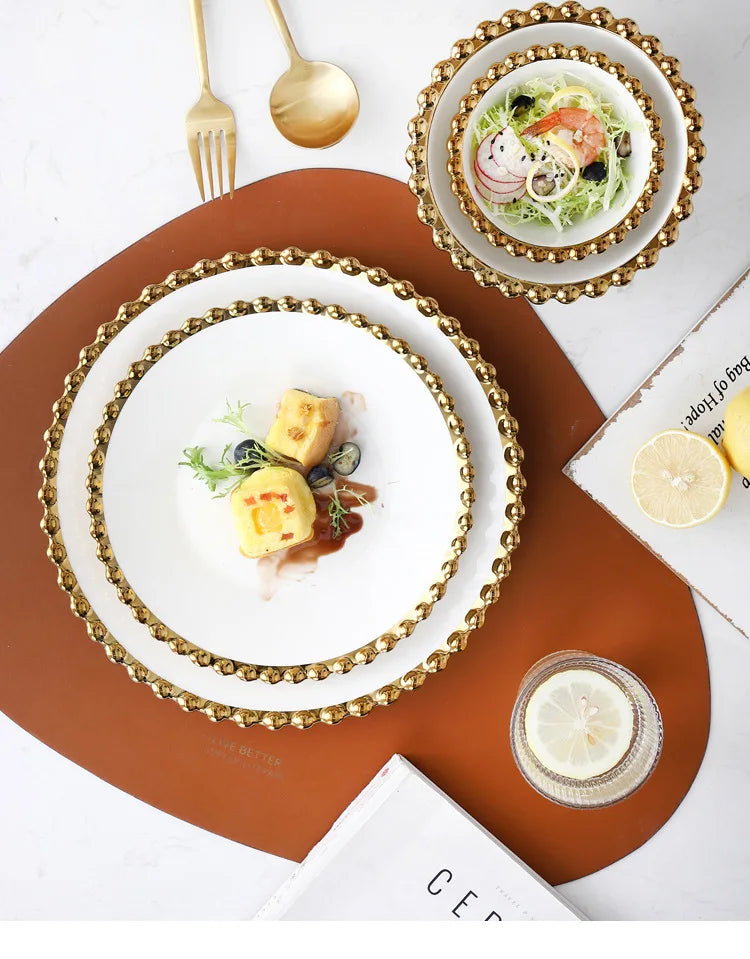 Nordic ceramic plates and bowls set by 𝕄𝕔 𝕋𝕙𝕖 𝔹𝕝𝕒𝕔𝕜 𝔻𝕚𝕒𝕞𝕠𝕟