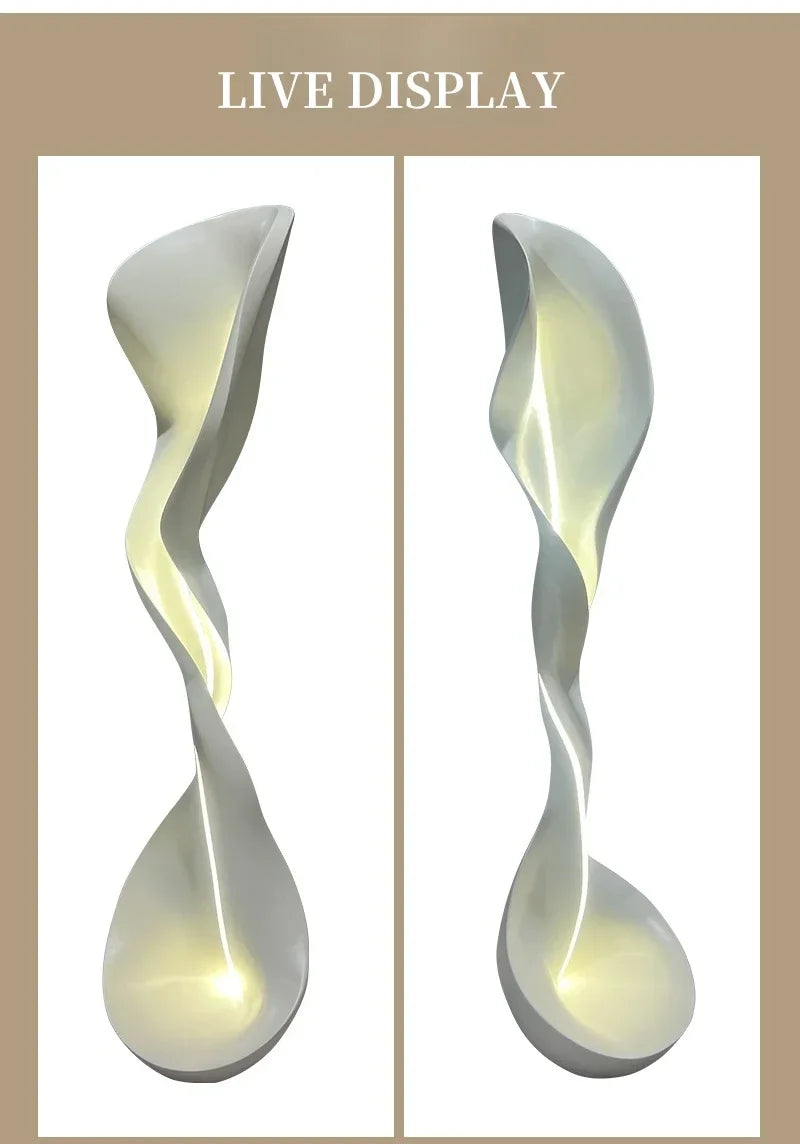 Elegant black sculpture floor lamp by 𝕄𝕔 𝕋𝕙𝕖 𝔹𝕝𝕒𝕔𝕜 𝔻𝕚𝕒𝕞𝕠𝕟�