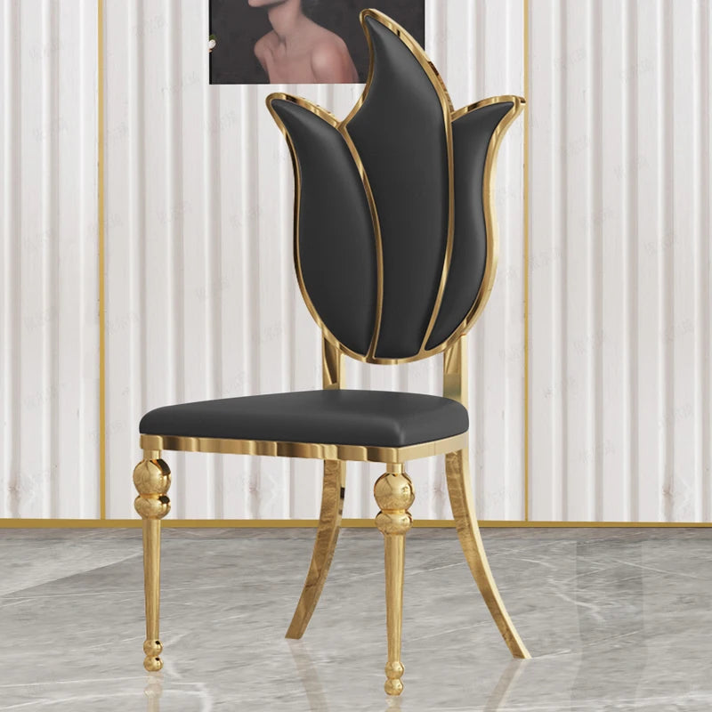 Luxury MC THE BLACK DIAMOND dining chairs featuring comfortable designer lounge style furniture with elegant seating and modern design.