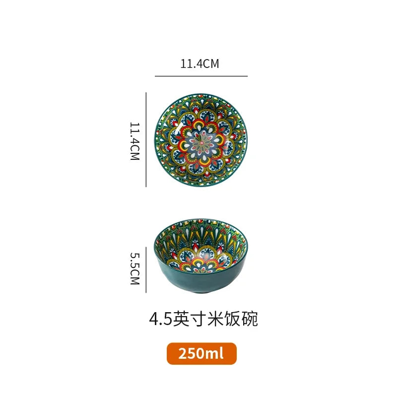 Bohemia ceramic rice bowl serving plate by ๐๐ ๐๐๐ ๐น๐๐๐๐ ๐ป๐๐๐๐ ๏ฟฝ