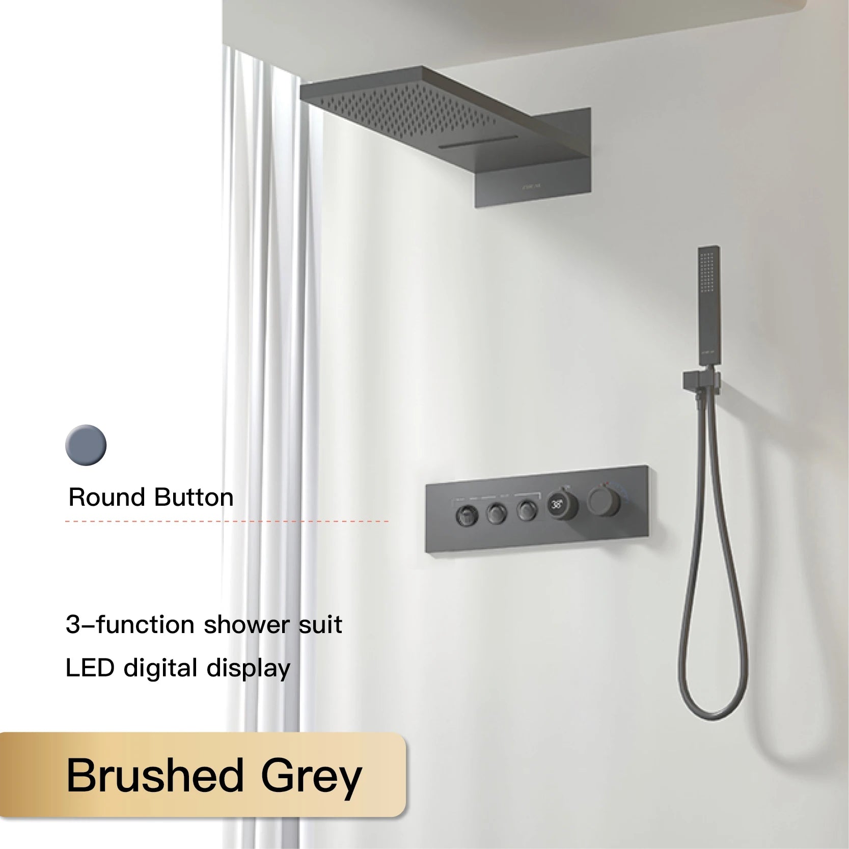 Luxury black brass shower system wall-mounted for bath from 𝕄𝕔 𝕋𝕙𝕖 𝔹𝕝𝕒𝕔𝕜 𝔻𝕚𝕒𝕞𝕠�