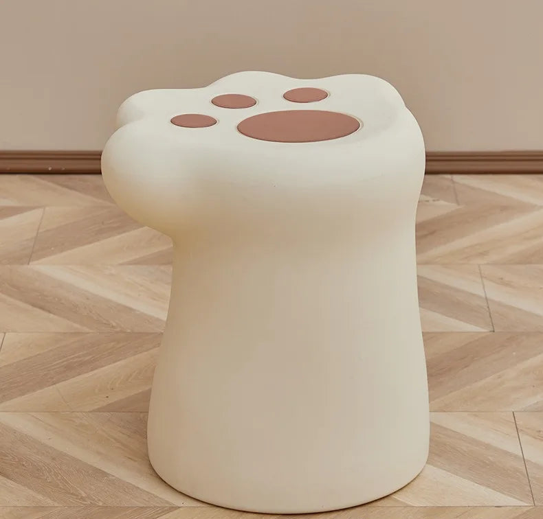 Cream-colored MC THE BLACK DIAMOND end table with a sleek design, perfect for living room storage and decor.