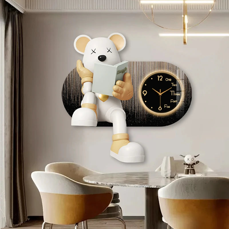 Creative living room wall clock by 𝕄𝕔 𝕋𝕙𝕖 𝔹𝕝𝕒𝕔𝕜 𝔻𝕚𝕒𝕞𝕠𝕟�