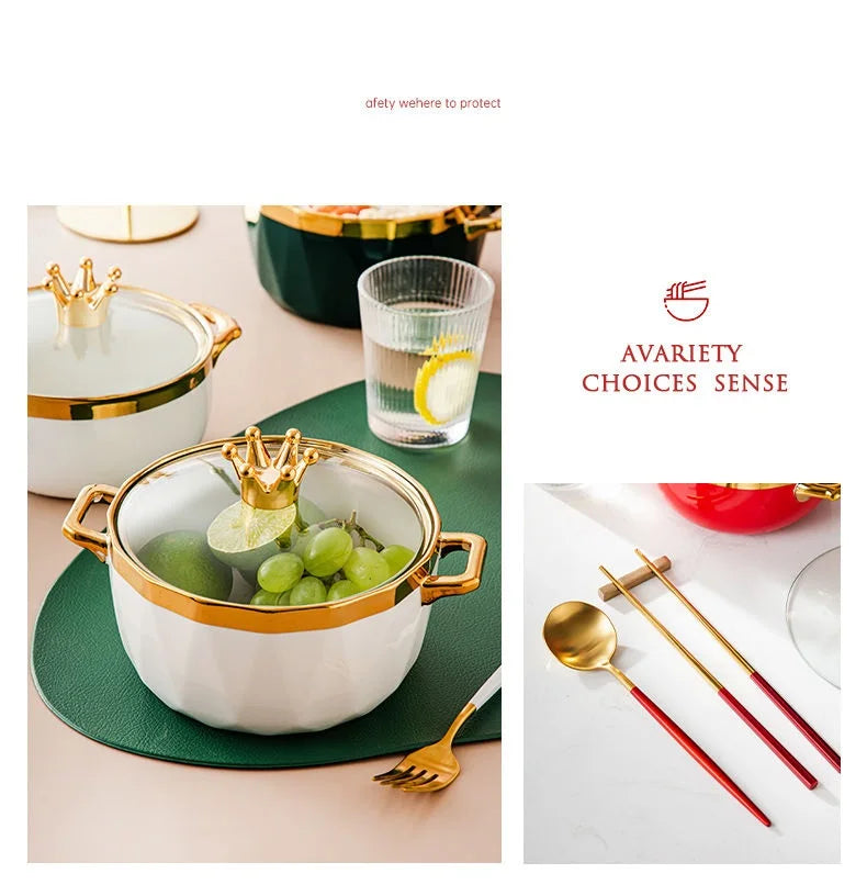 Nordic ceramic bowl with lid from 𝕄𝕔 𝕋𝕙𝕖 𝔹𝕝𝕒𝕔𝕜 𝔻𝕚𝕒𝕞𝕠𝕟�