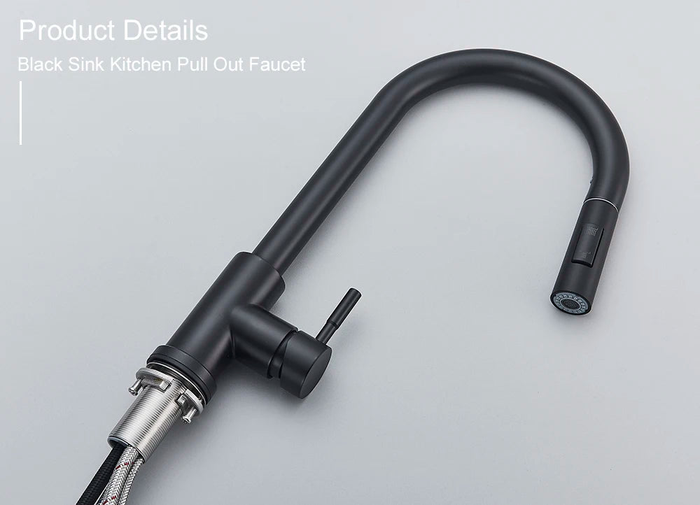 Touch-control kitchen faucet by MC THE BLACK DIAMOND with sleek modern design and single-handle operation in a kitchen setting.