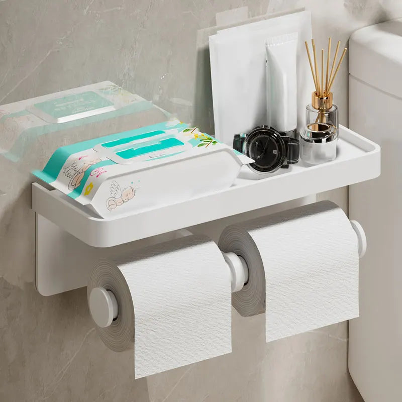 MC THE BLACK DIAMOND bathroom toilet paper holder, sleek paper holder for bathroom accessories, wall-mounted design.