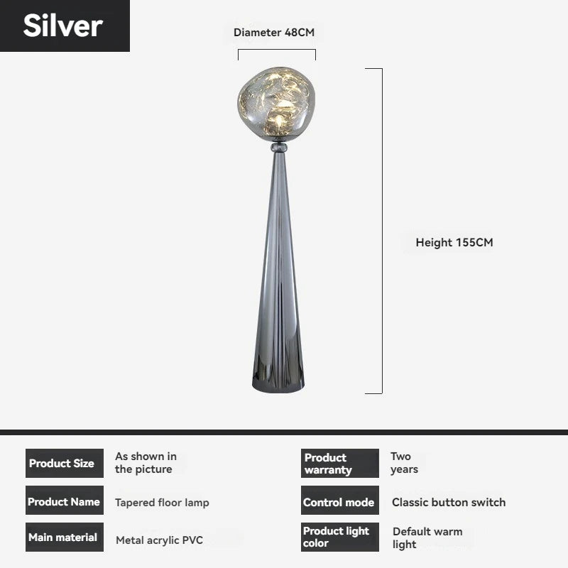 Black Lava Floor Lamp by 𝕄𝕔 𝕋𝕙𝕖 𝔹𝕝𝕒𝕔𝕜 𝔻𝕚𝕒𝕞𝕠𝕟𝕕