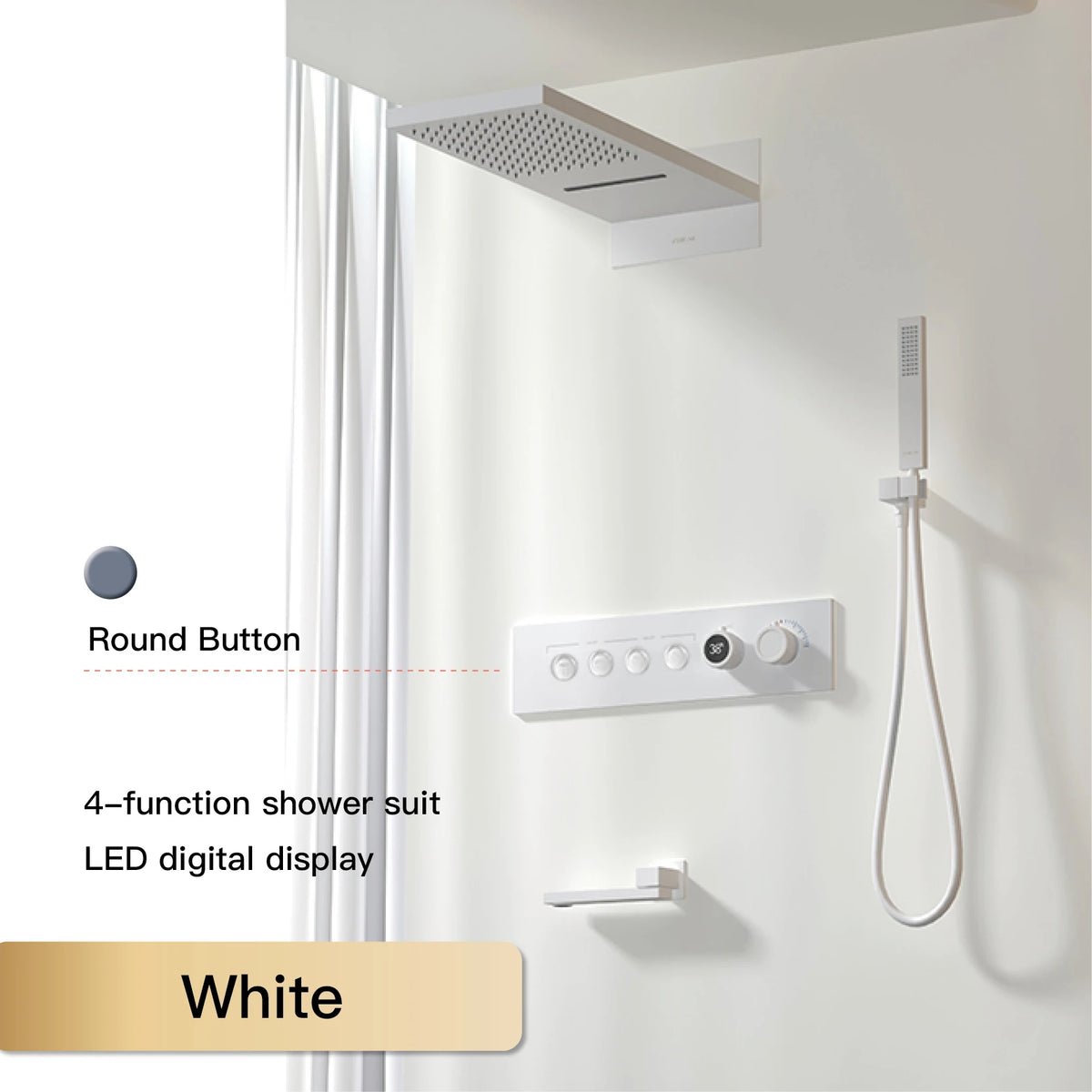 Wall-mounted black brass shower system from 𝕄𝕔 𝕋𝕙𝕖 𝔹𝕝𝕒𝕔𝕜 𝔻𝕚𝕒𝕞𝕠𝕟�