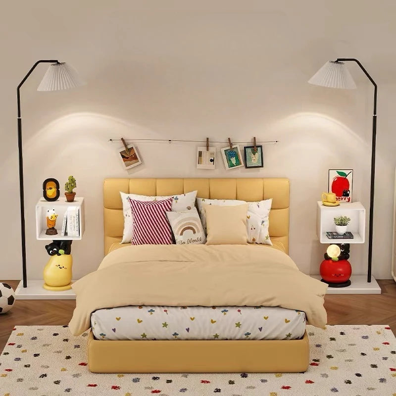Cute cartoon children's room nightstand by MC THE BLACK DIAMOND featuring a playful design and colorful creative style.