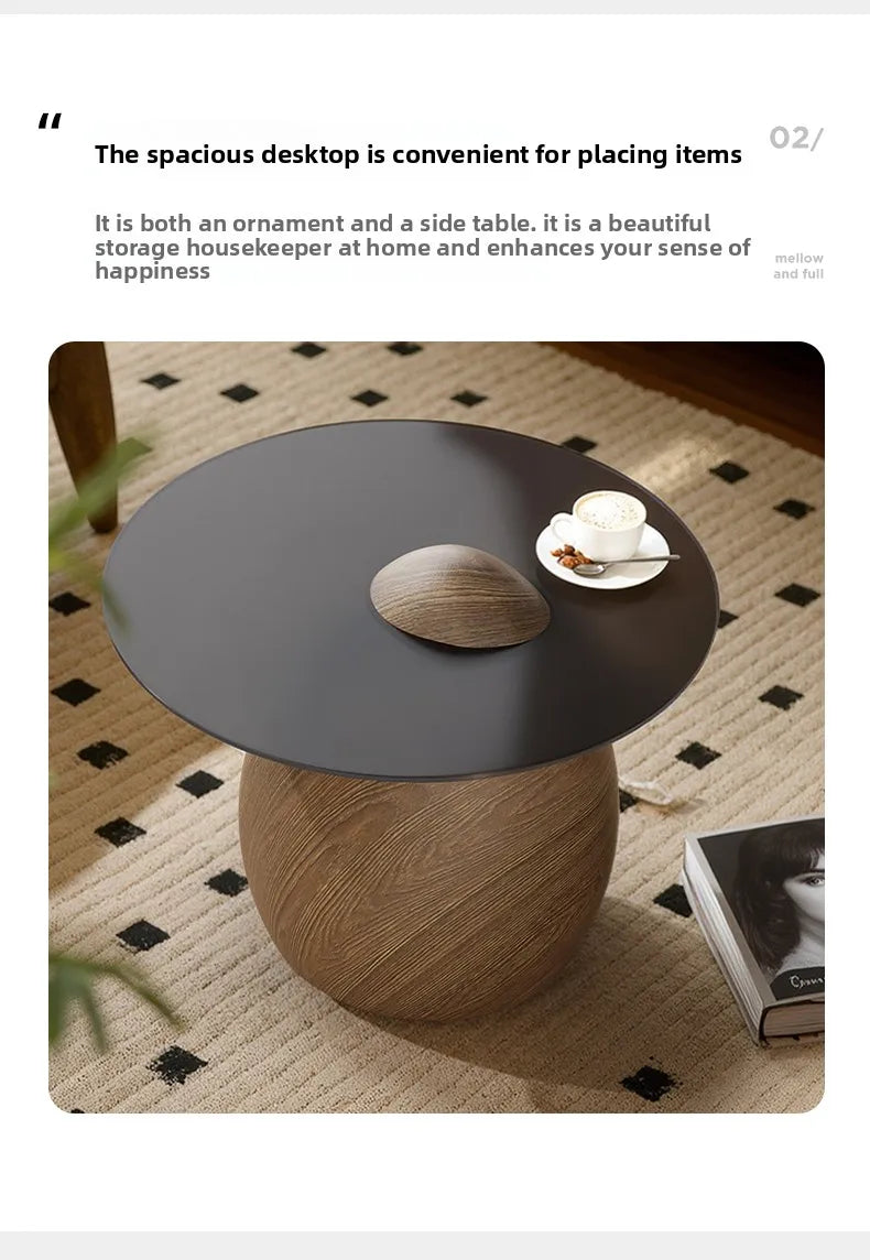 Luxury Mc The Black Diamond retro art coffee table, modern living room furniture side table with a sleek design and stylish finish.