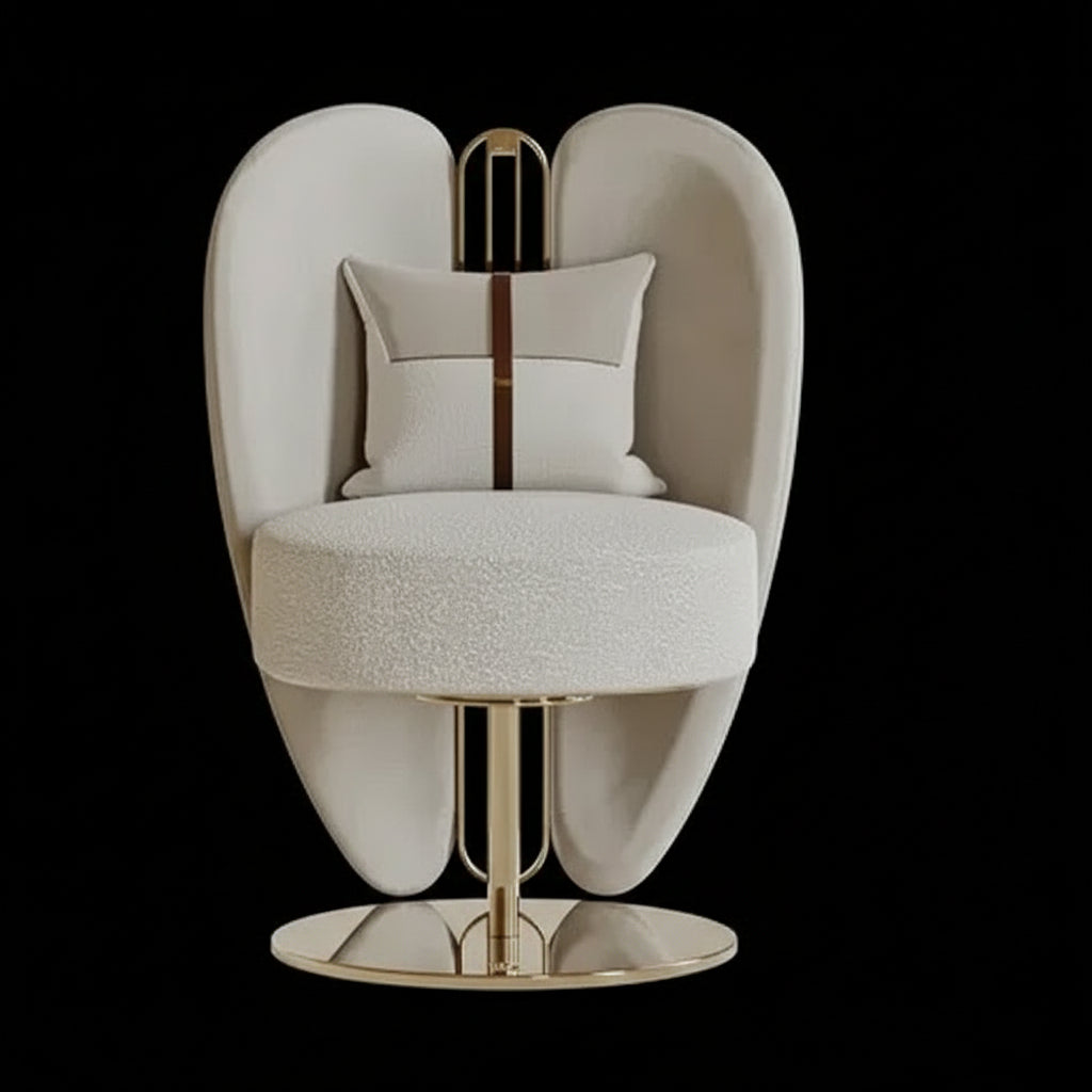 Luxury velvet dining chair by MC THE BLACK DIAMOND with stainless steel legs, perfect for home or hotel dining rooms.