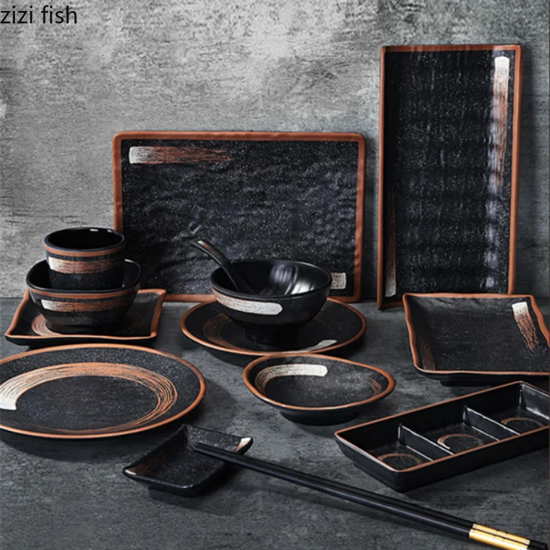 Melamine dinner plate set by 𝕄𝕮 𝕋𝕙𝕖 𝔹𝕝𝕒𝕔𝕜 𝔻𝕚𝕒𝕞𝕠𝕟�