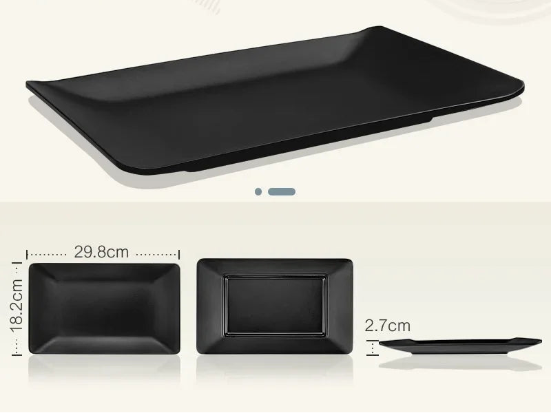 MC THE BLACK DIAMOND dinnerware set with plates, bowls, and utensils for household kitchen use displayed in the image.